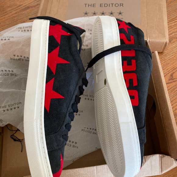 The Editor women's size 37 IT soft insulated suede slip on sneakers - Picture 2 of 5